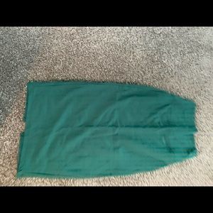 Wet Seal XS hunter green pencil skirt bodycon
